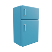 3d Refrigerator PNG Transparent ai generative