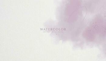 Abstract horizontal watercolor background. Neutral light colored empty space background illustration vector