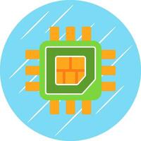 Processor  Vector Icon Design