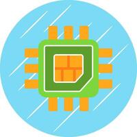 Processor  Vector Icon Design