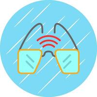 Smart Glasses  Vector Icon Design