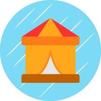 Circus Tent  Vector Icon Design