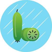 diseño de icono de vector de pepino