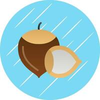 Hazelnut Vector Icon Design