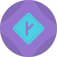 Linked Road sign Vector Icon