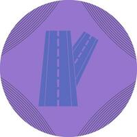 icono de vector de carretera vinculada