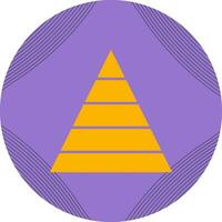 Pyramid Graph Vector Icon