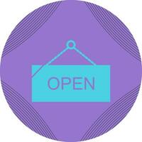 Open Tag Vector Icon