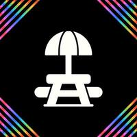 Picnic Table Vector Icon