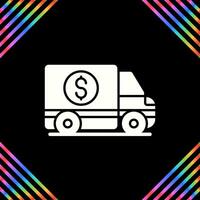 Money Truck Vector Icon