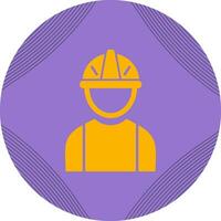 Construction Worker Vector Icon