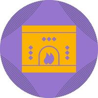 Fireplace Vector Icon