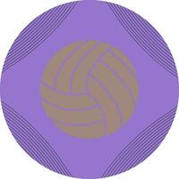 icono de vector de pelota de voleibol