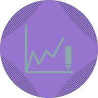 Drawing Graphs Vector Icon