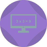 Math in Computer Vector Icon