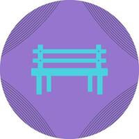 Wooden Bench Vector Icon