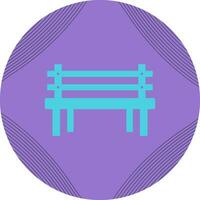 Wooden Bench Vector Icon