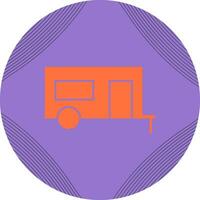 Camping Trailer Vector Icon