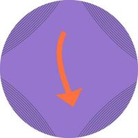 Arrow Pointing Down Vector Icon