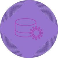 Database Setting Vector Icon