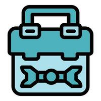 Collar toolbox icon vector flat