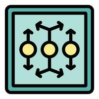 Development game icon vector flat