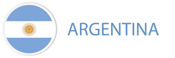 Argentinië vlag in web knop, knop pictogrammen. png