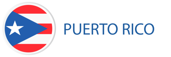 Puerto Rico flag in web button, button icons. png