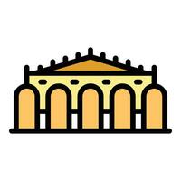 Architecture icon vector flat