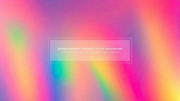 Simple Rainbow Gradient Color Abstract Vector Background