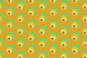 Geometric vector pattern for textiles or other uses in modern colors