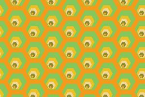 Geometric vector pattern for textiles or other uses in modern colors