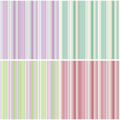 Set of vector striped geometric pattern background for textiles or other uses