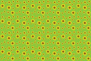 Sunflowers vector illustration pattern for textiles or other uses