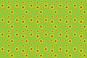 Sunflowers vector illustration pattern for textiles or other uses