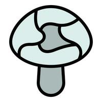 Morel mushroom icon vector flat