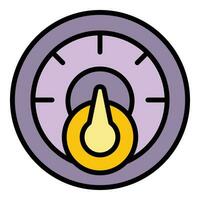 Antifreeze dashboard icon vector flat