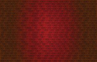 Vector illustration background with binary code of one and zero