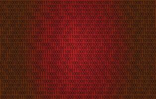 Vector illustration background with binary code of one and zero