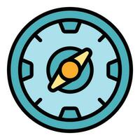 Compass expert icon vector flat
