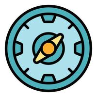 Compass expert icon vector flat