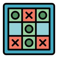 Tactical advantage game icon vector flat