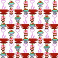 Christmas  seamless pattern, Love concept. Design for wrapping paper, fabric  pattern, background, card, coupons, banner, for decorated the Merry Christmas and Happy New Year. vector