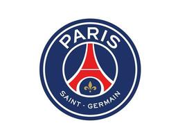 Psg Club Symbol Logo Ligue 1 Football French Abstract Design Vector Illustration