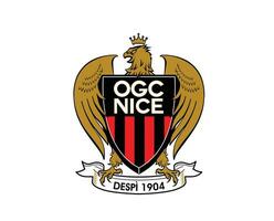 Nice Club Logo Symbol Ligue 1 Football French Abstract Design Vector Illustration