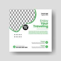 traveling post design vector