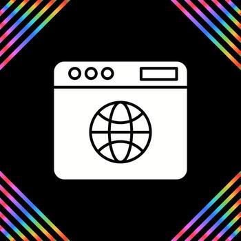 icono de vector de diseño web