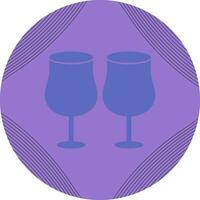 Party Glasses Vector Icon