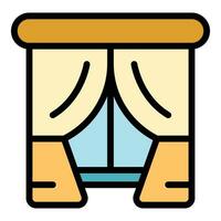 Remodeling window icon vector flat