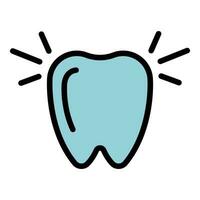 Child tooth health icon vector flat